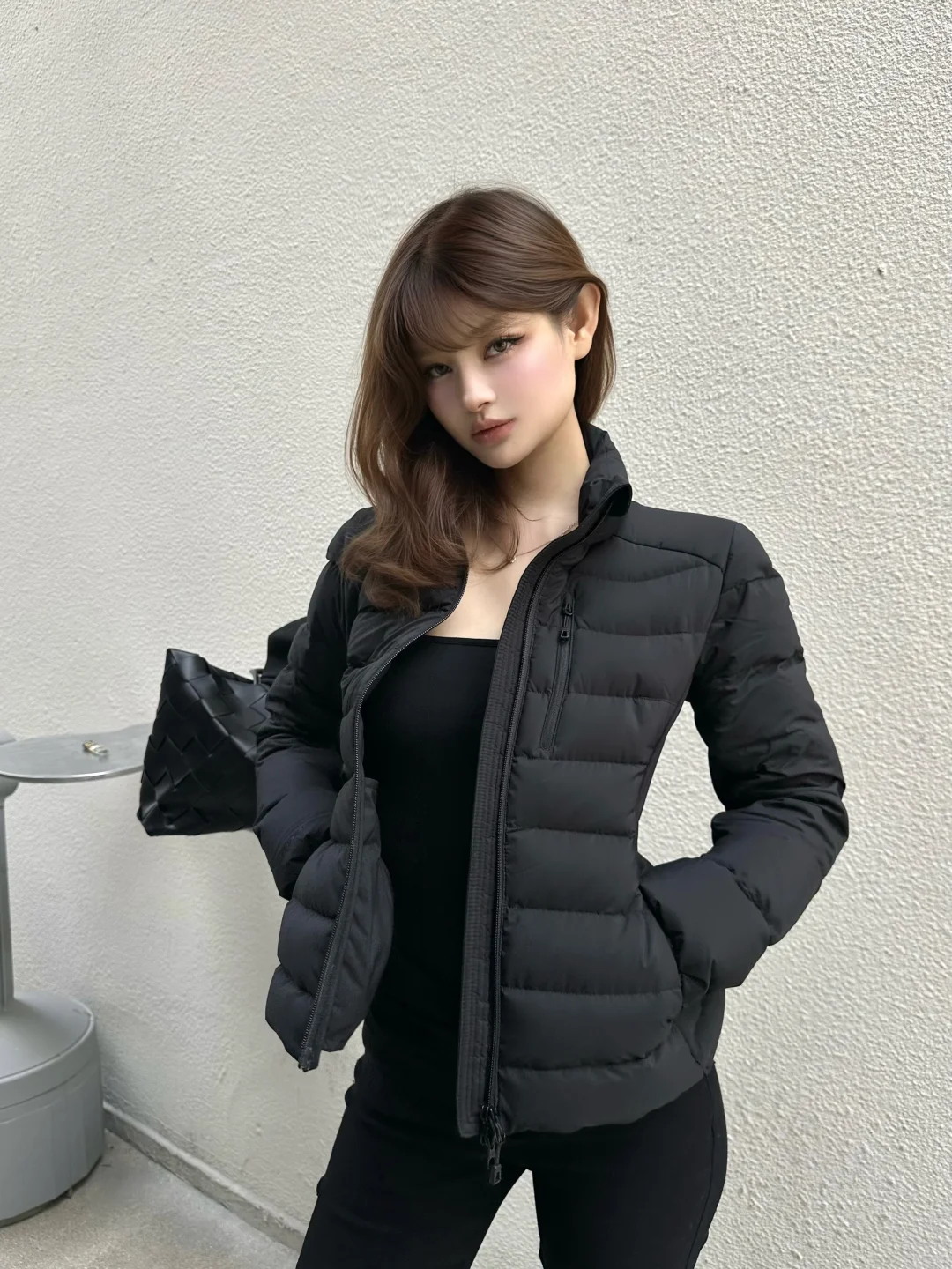 今年喜欢修身点的羽绒服