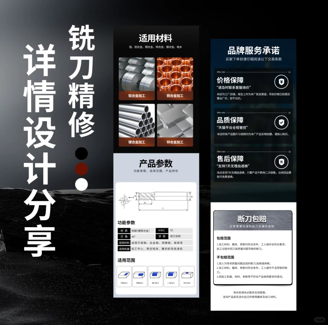 铣刀钻头/详情设计/五金类