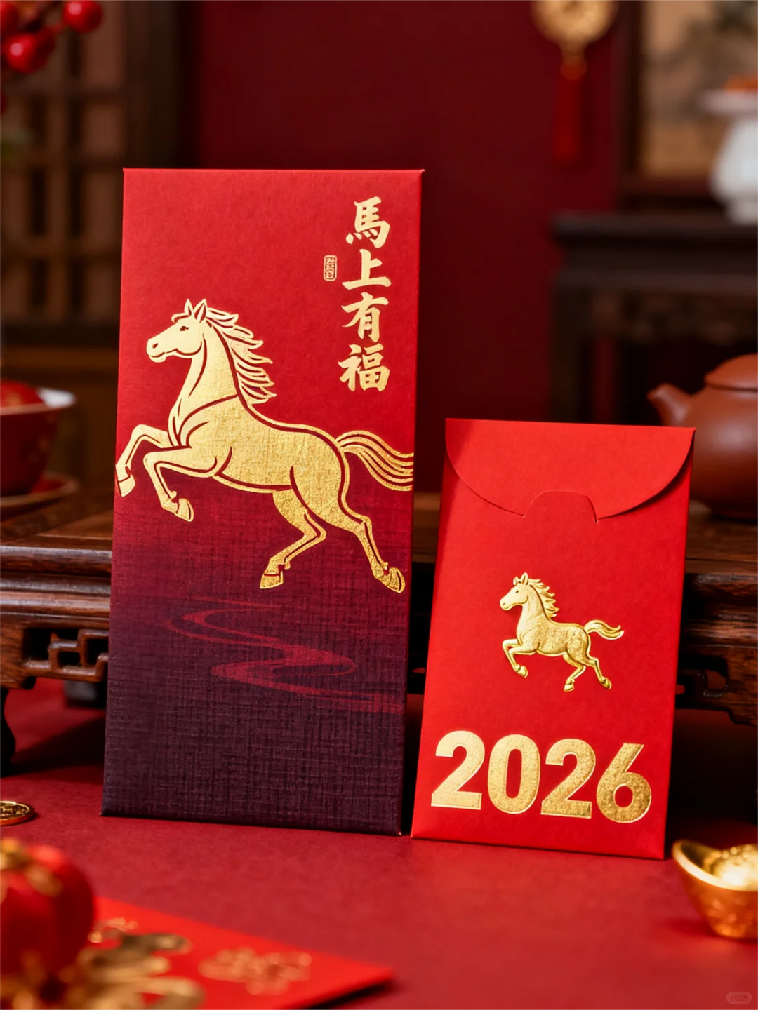 双款马年红包|以天干地支镌刻时光的祝福