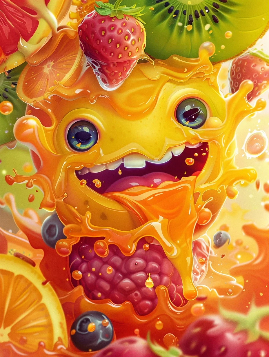 水果季宣传插画