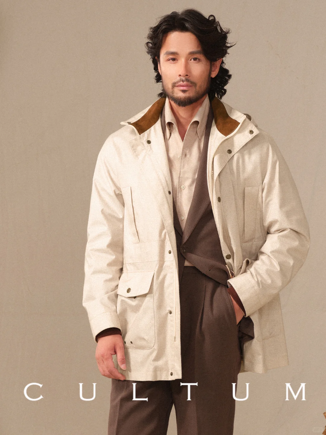 《绅装户外》| 中长款防泼水拉链夹克