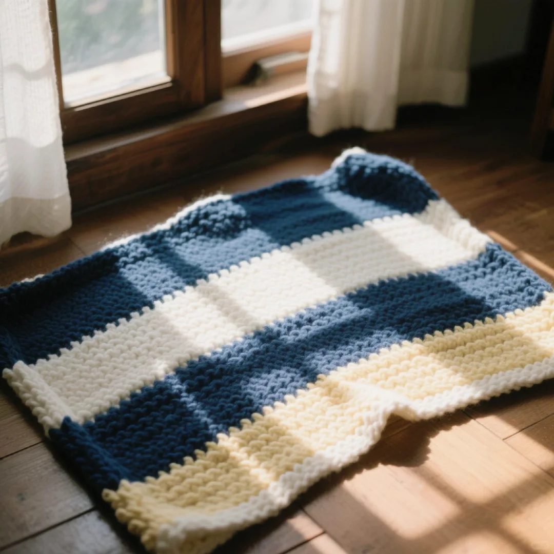 救命！粗羊毛线编织毛毯的快乐谁懂啊?