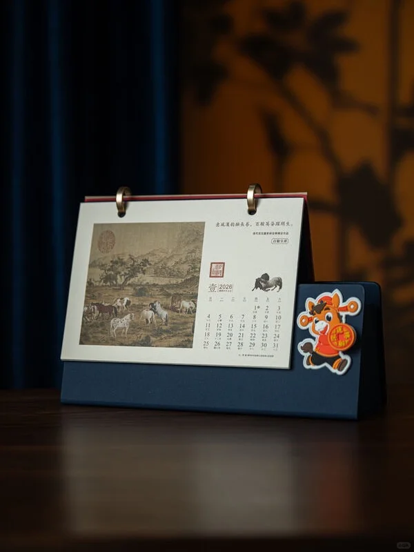 桌面收纳好物丨2026年笔筒台历，双11折上折