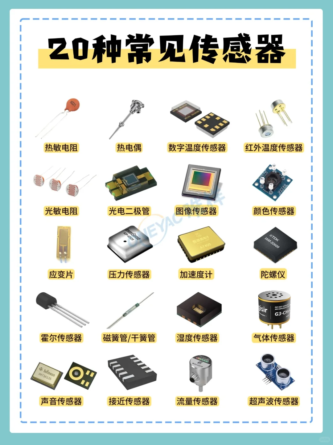 小白必看！20种常见传感器详解