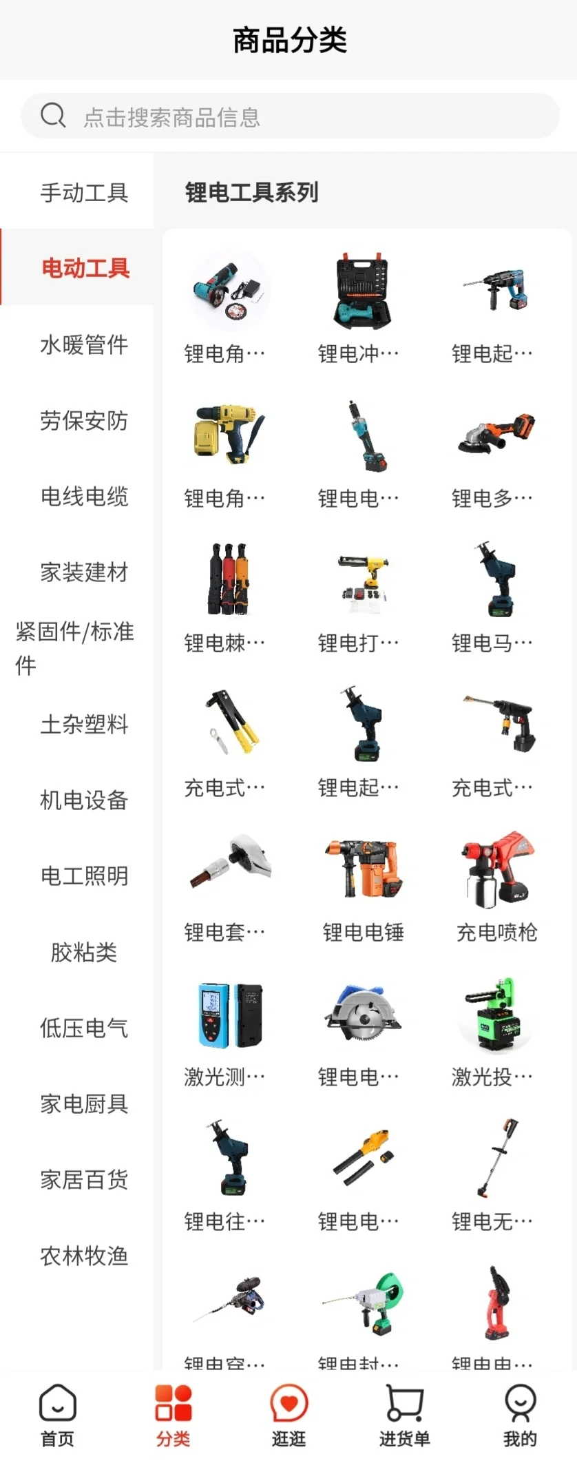 ozon电商五金供应链类目，带商品模版。