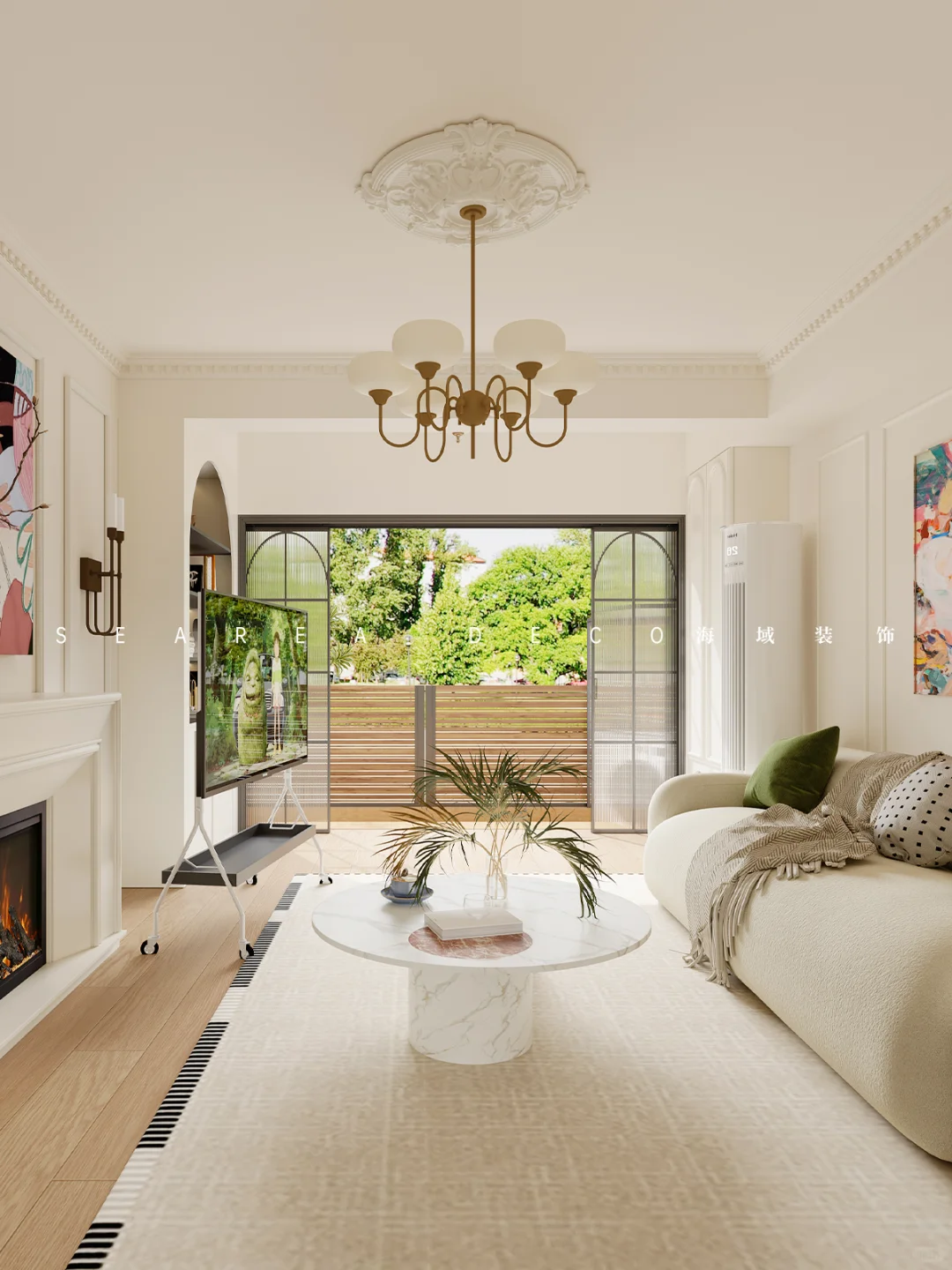 上海老房改造!60㎡2房1厅法式风巨好看~