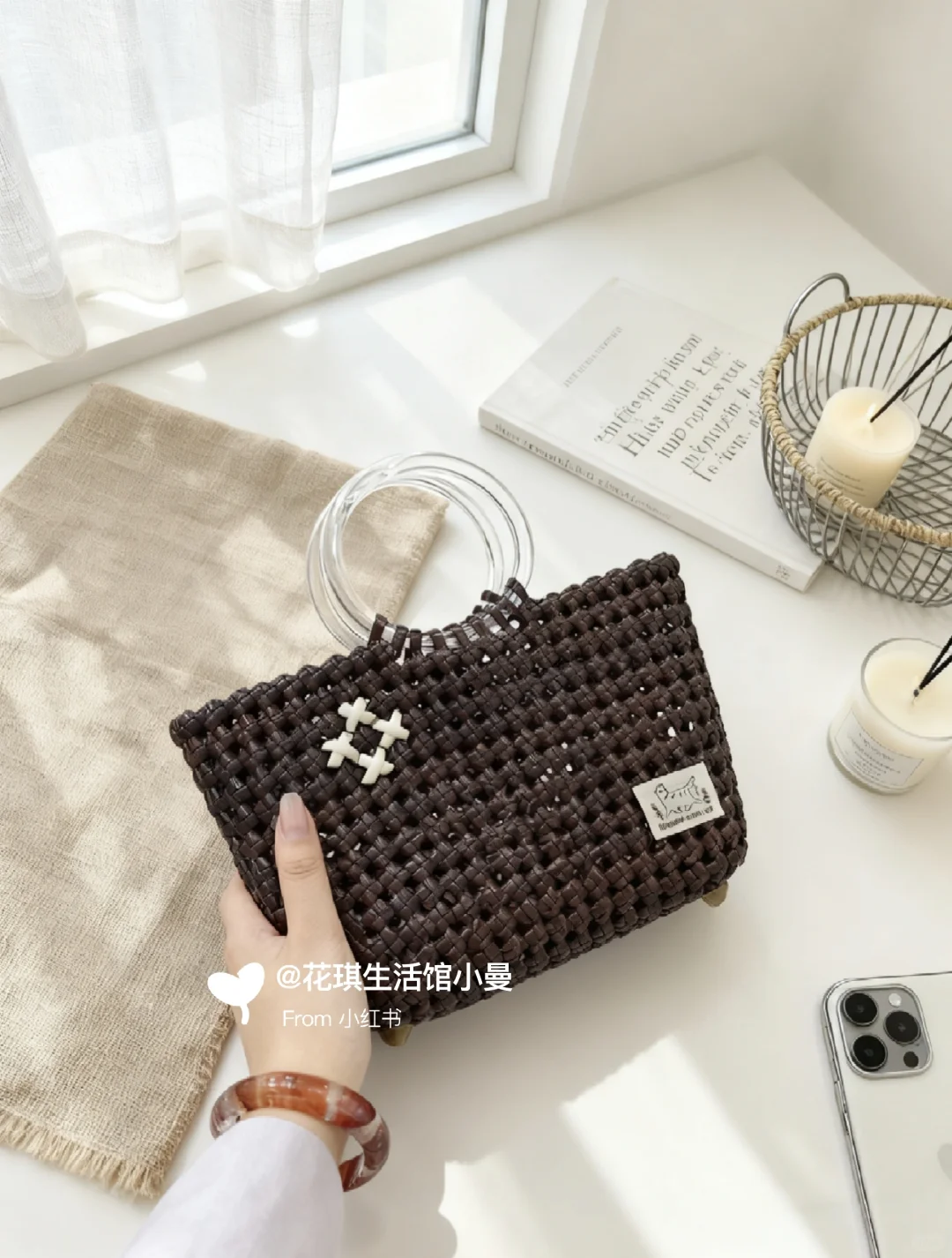 小众爱好者狂喜这只编织包的腔调感直接拉满