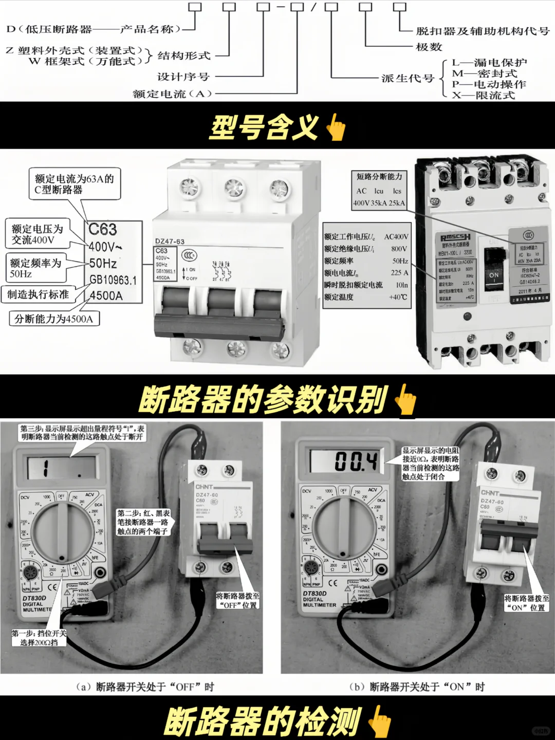 电工电气常用电器件--断路器