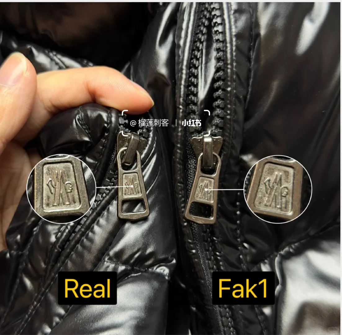 ?moncler蒙口羽绒服真假辨别|干货细节