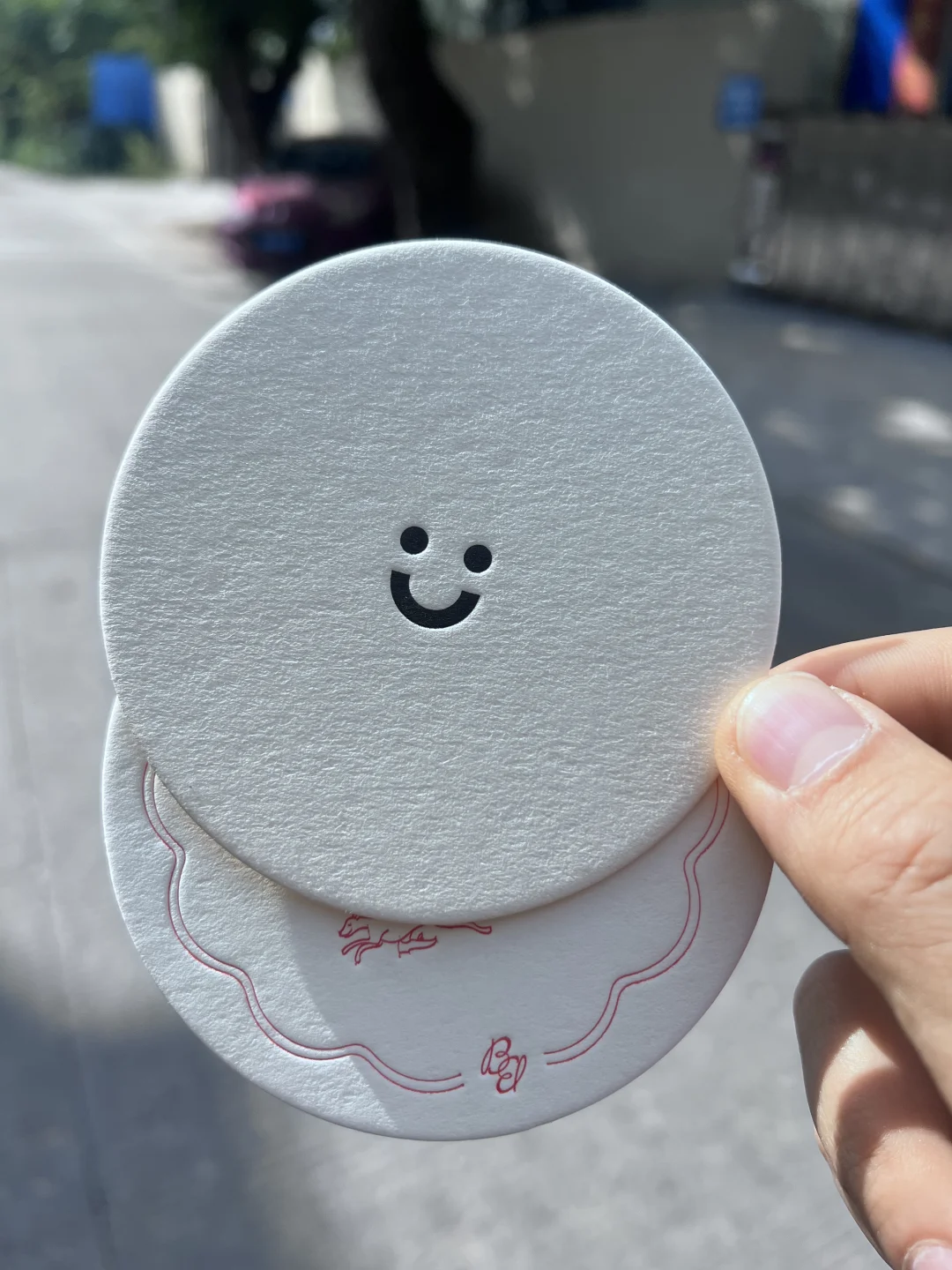 700克棉纸凸版印刷压印凹凸异形模切