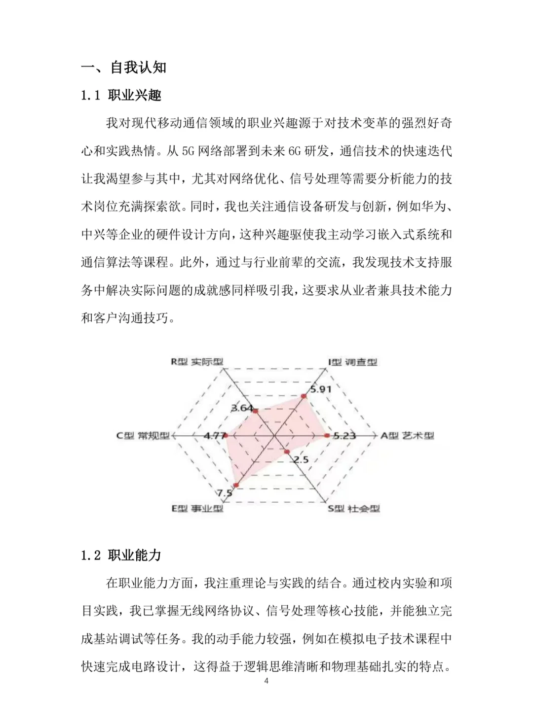 G27-《现代移动通信》职业规划书Word➕PPT