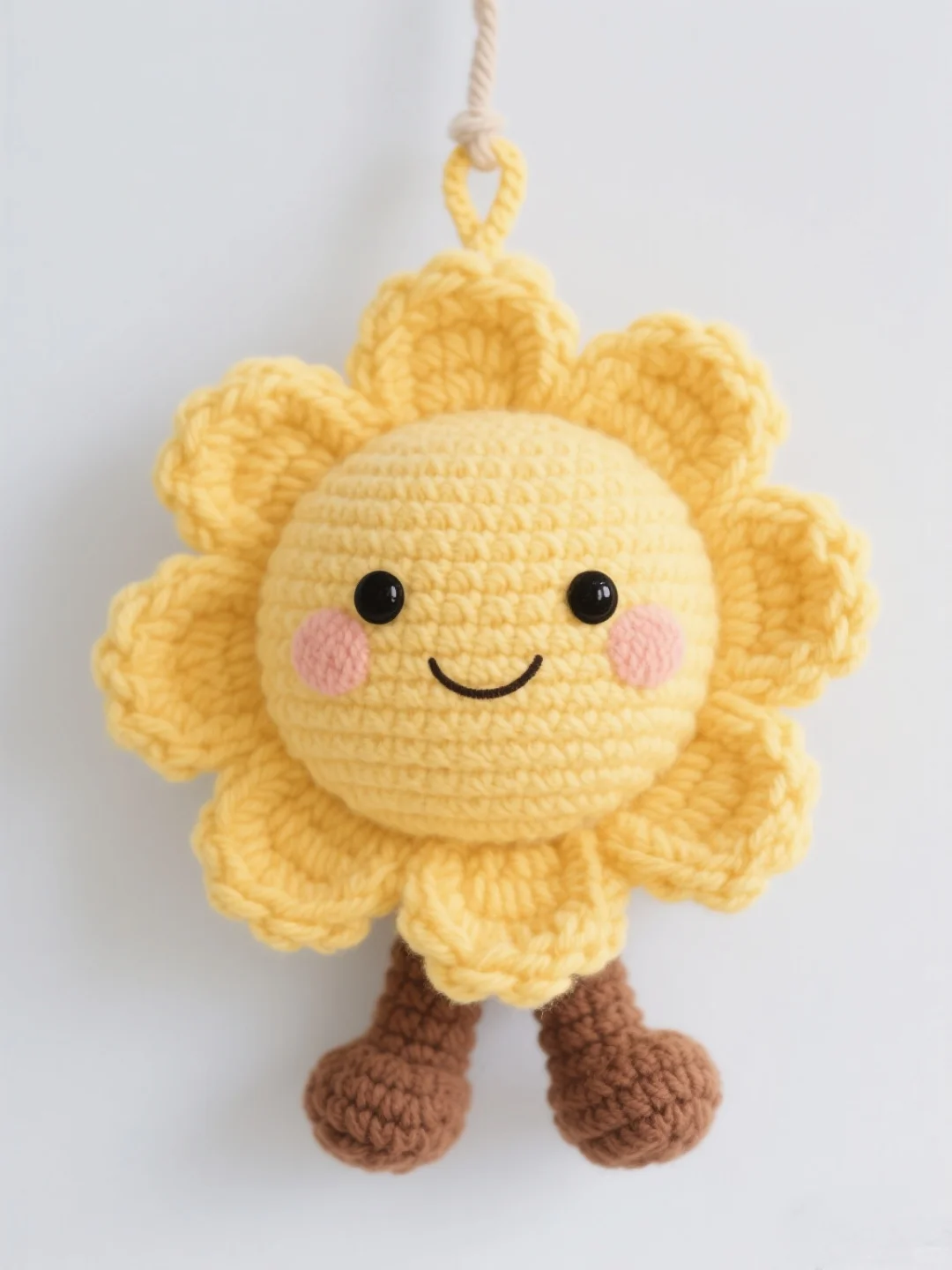 ?被这朵钩织小太阳花可爱到晕厥！！