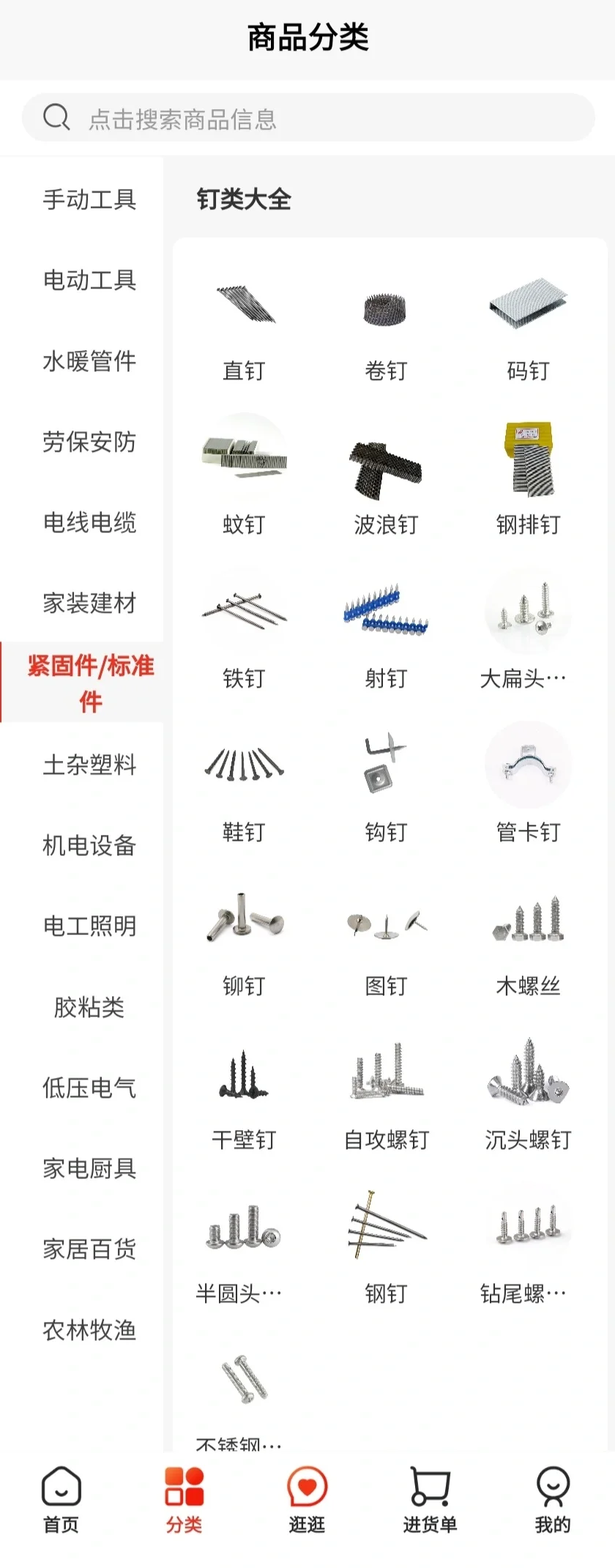 ozon电商五金供应链类目，带商品模版。