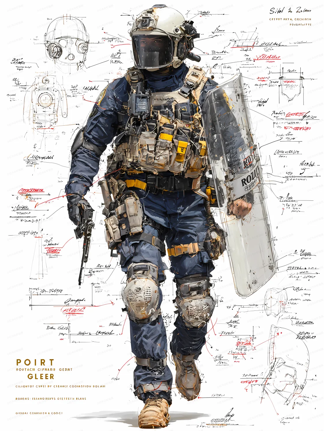 防爆警察|提示词分享