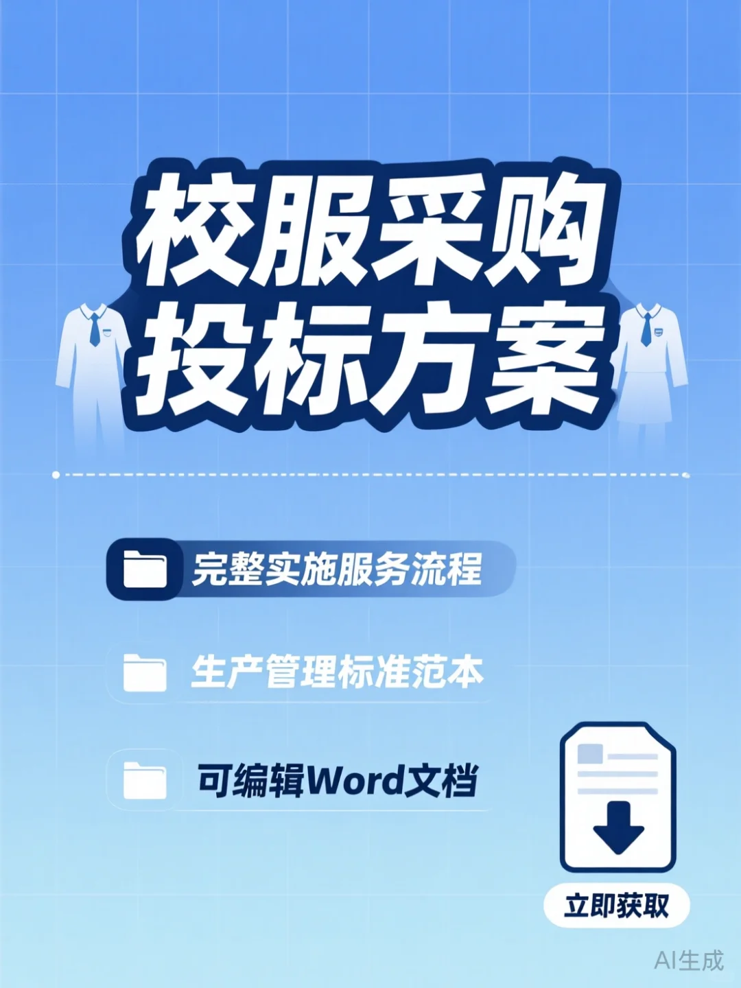 校服采购模板天花板?