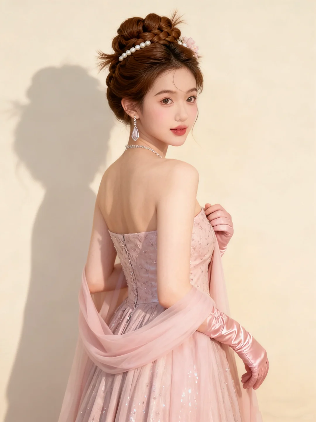 谁懂！柔粉系宫廷写真，甜到心巴上了?