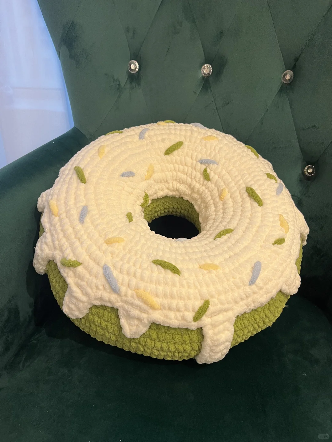 钩织｜甜甜圈?抱枕 （附图解）