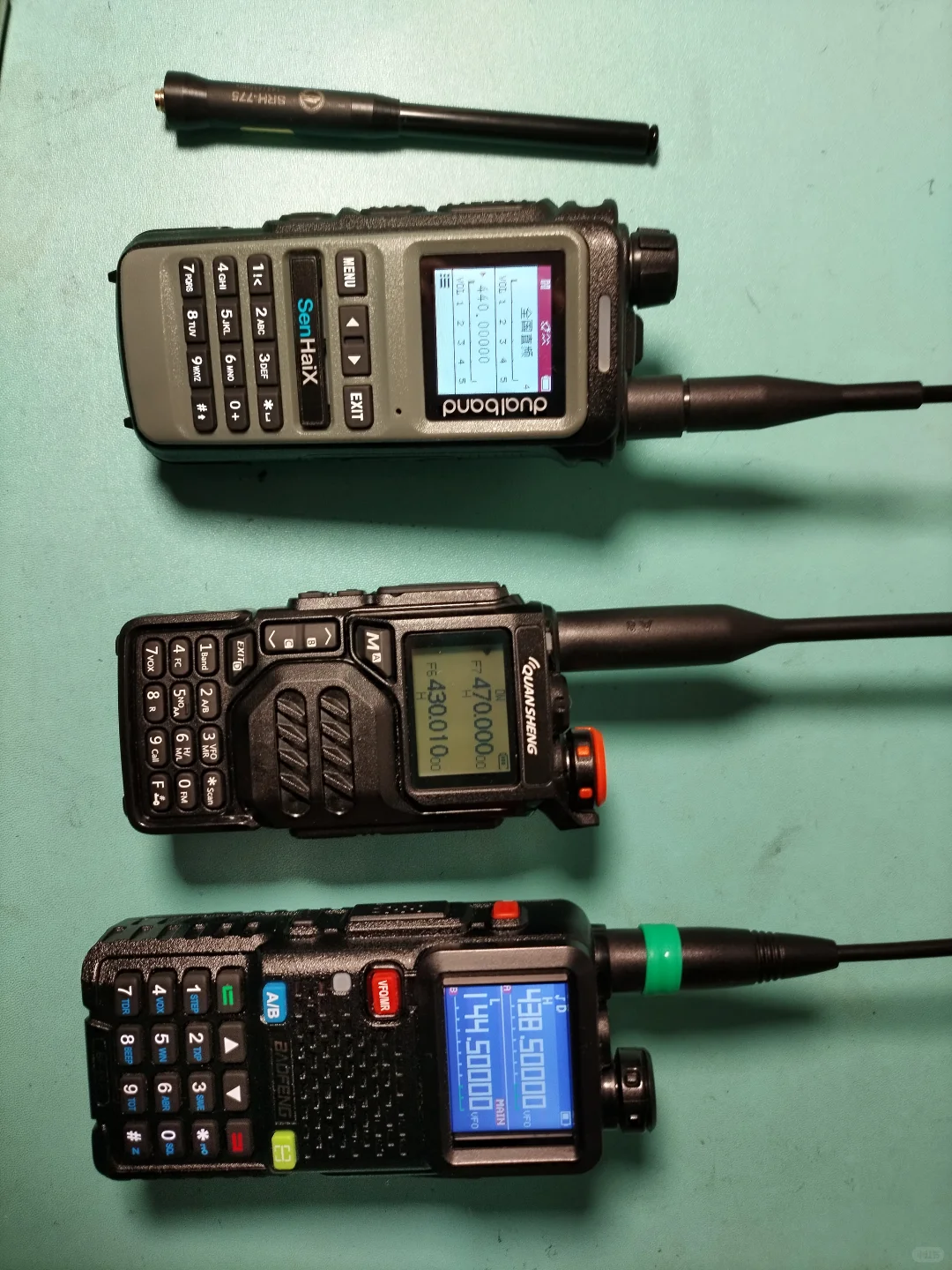 铁路频率，模拟对讲机可以听