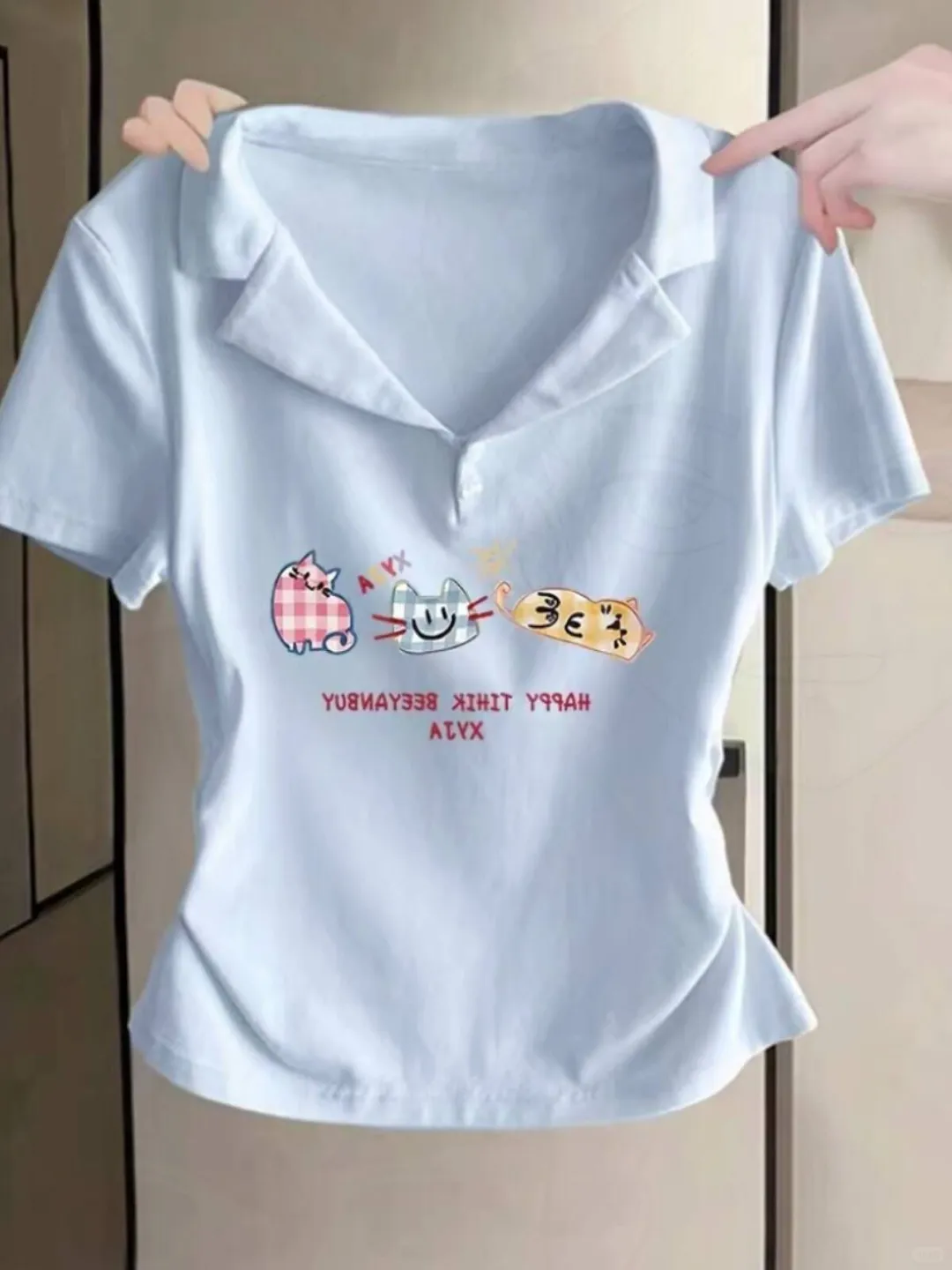 ?仙气穿搭~正肩+收腰T恤,时尚又修身?