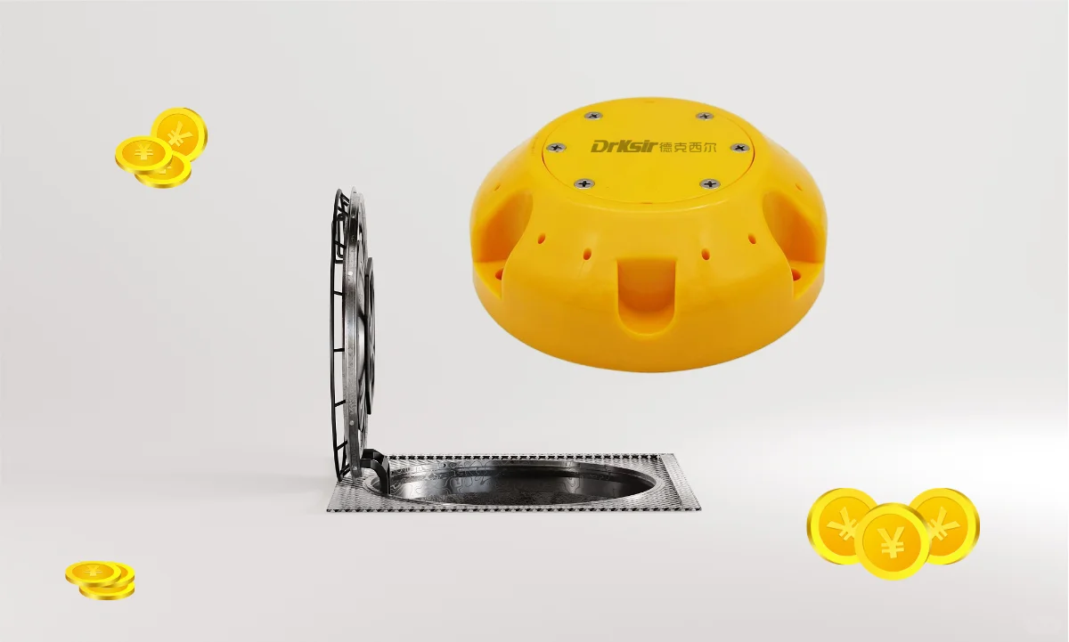 德克西尔井盖异动传感器，守护城市安全