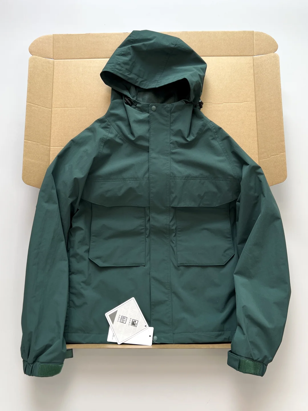 129?挖到质感巨好的防风连帽外套！！