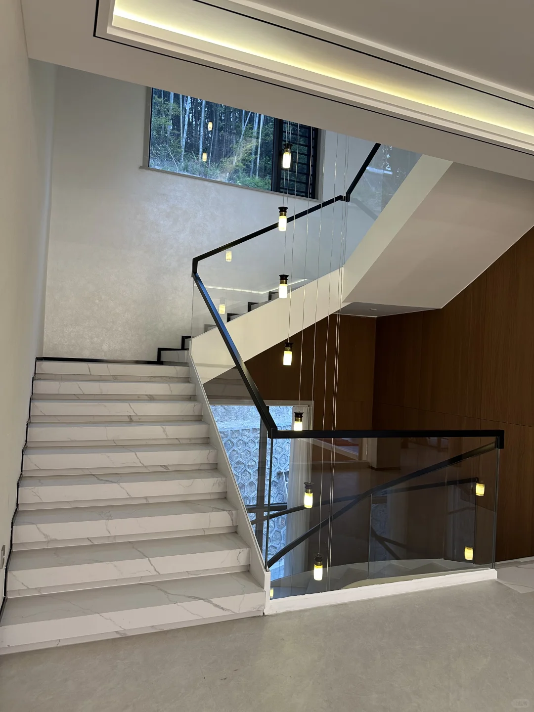 现代风/新中式风 玻璃扶手 玻璃栏杆