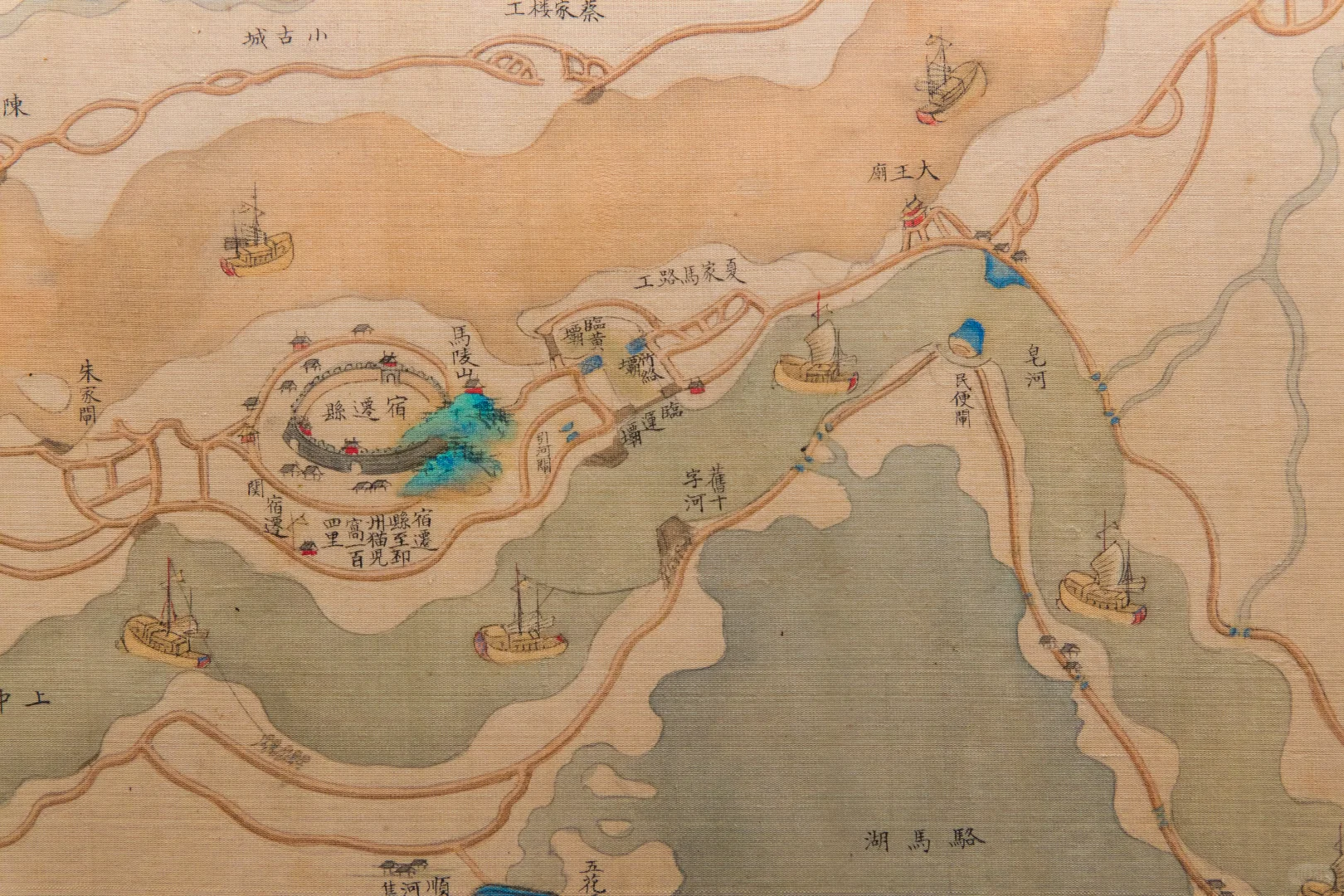 天津博物馆藏清乾隆漕运图卷