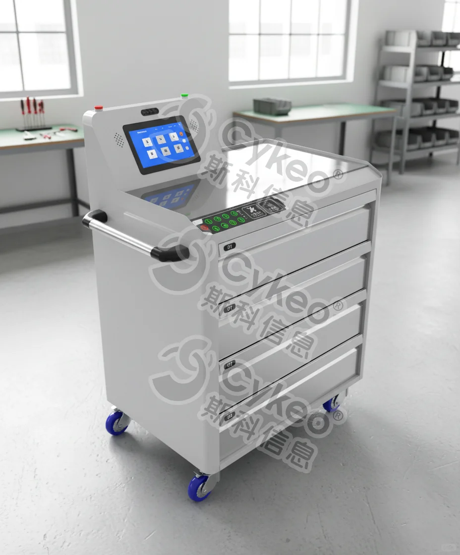 工厂车间高效管理RFID工具车