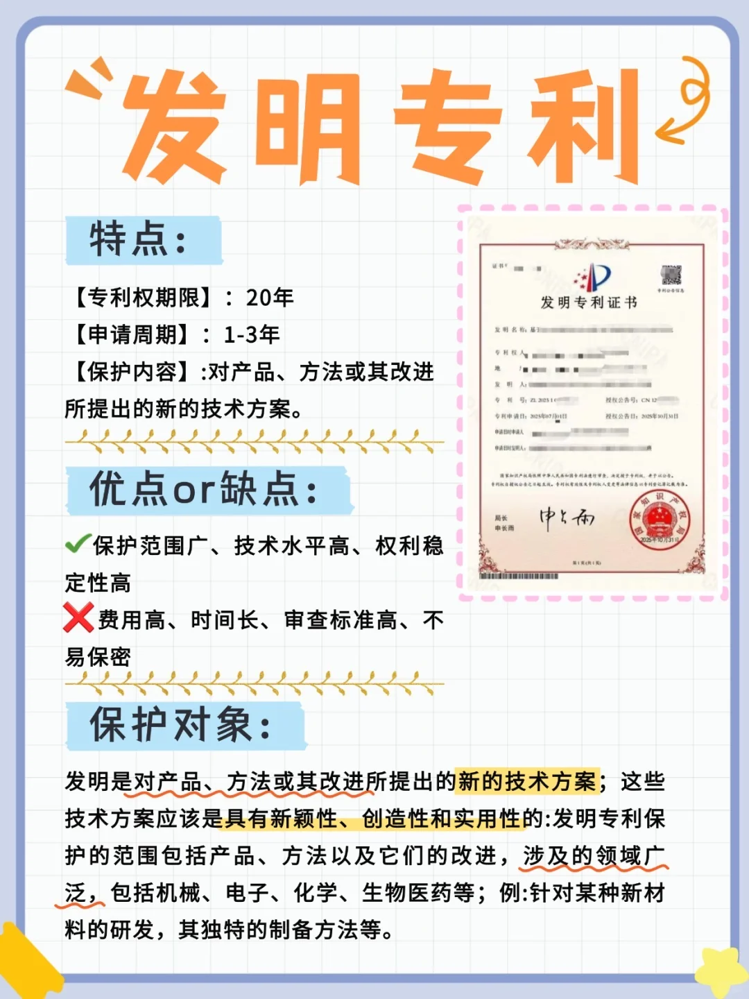 一分钟分清3大专利!小白秒懂不迷茫!