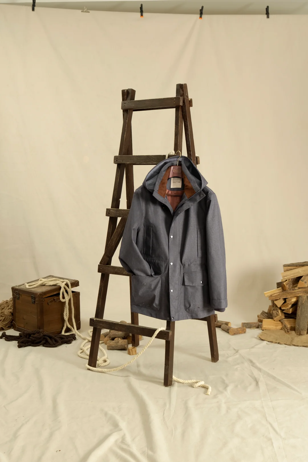 《绅装户外》| 中长款防泼水拉链夹克