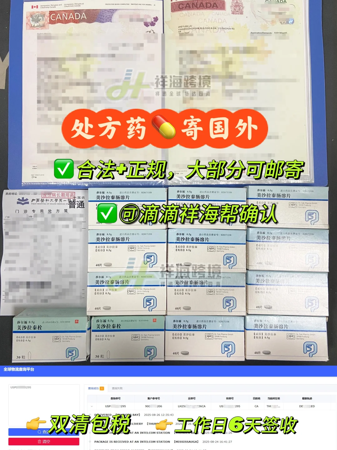 再次?寄处方药到国外✅双清包税!安心了❤️