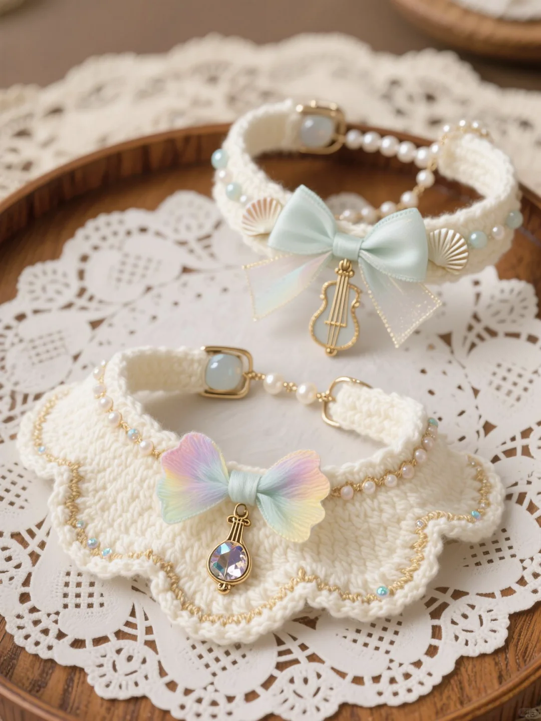 每天一个设计—宠物项圈钩织系列