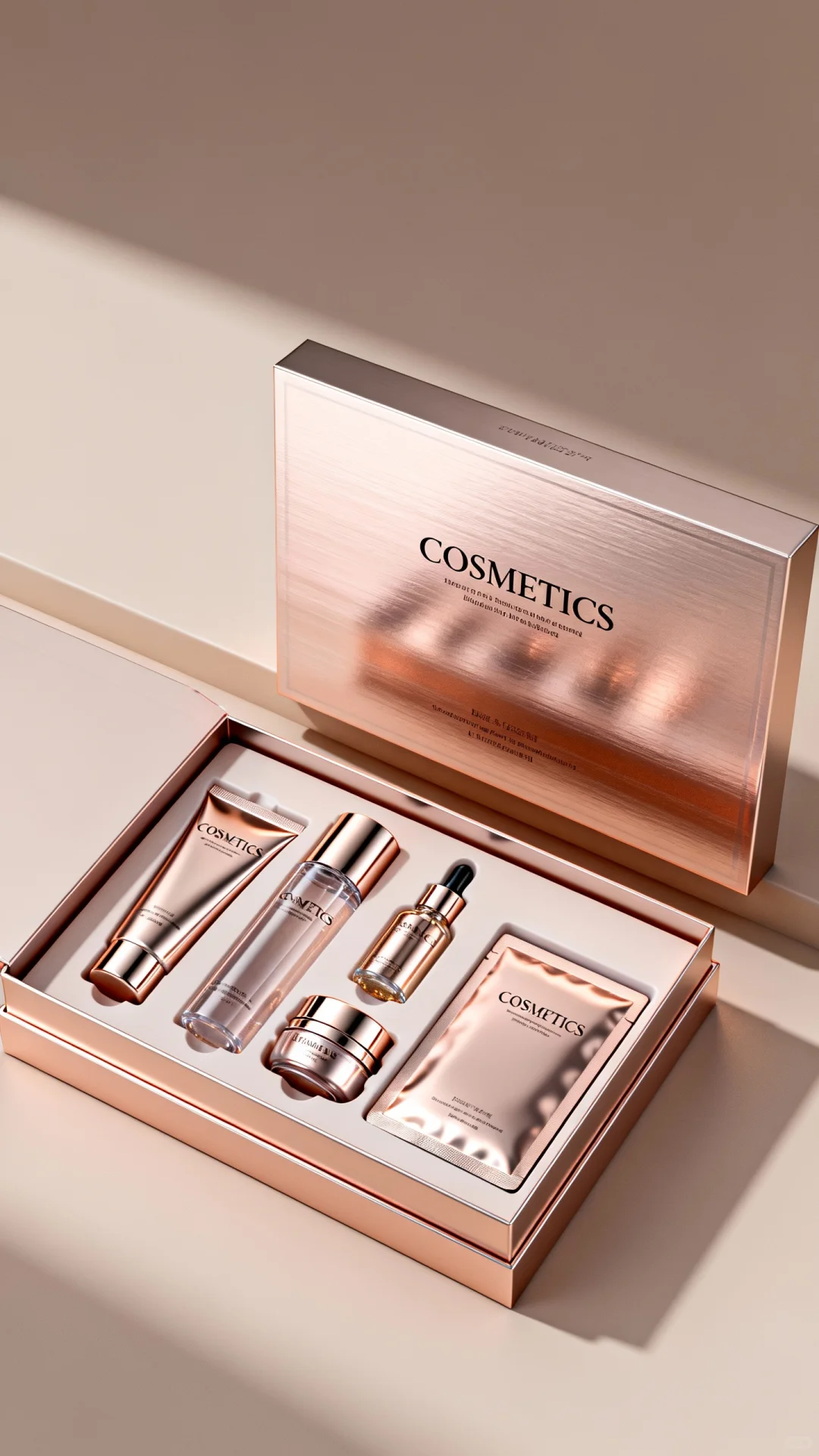 这款玫瑰护肤品礼盒,太美了!