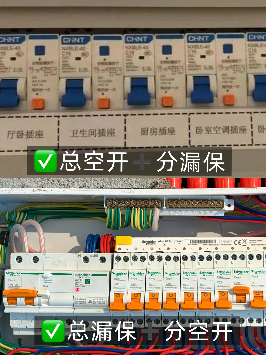 总漏保❓分漏保❓30年工长说配电箱这么选！
