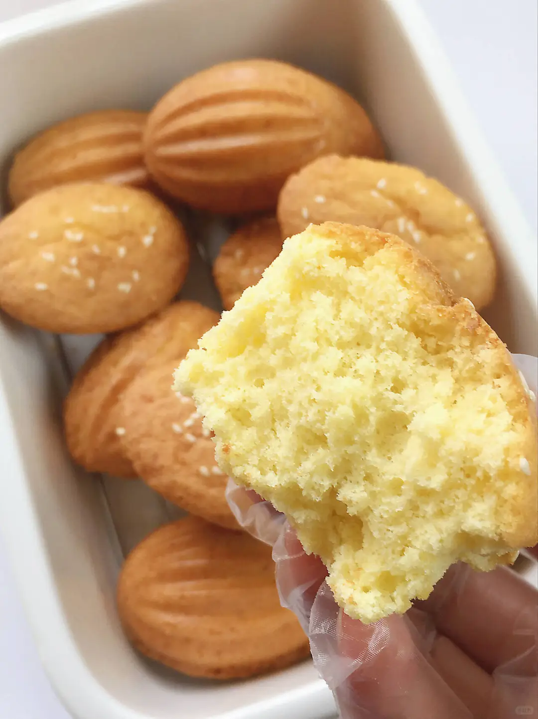 无糖巨成功‼️又香又软老式脆皮鸡蛋糕!