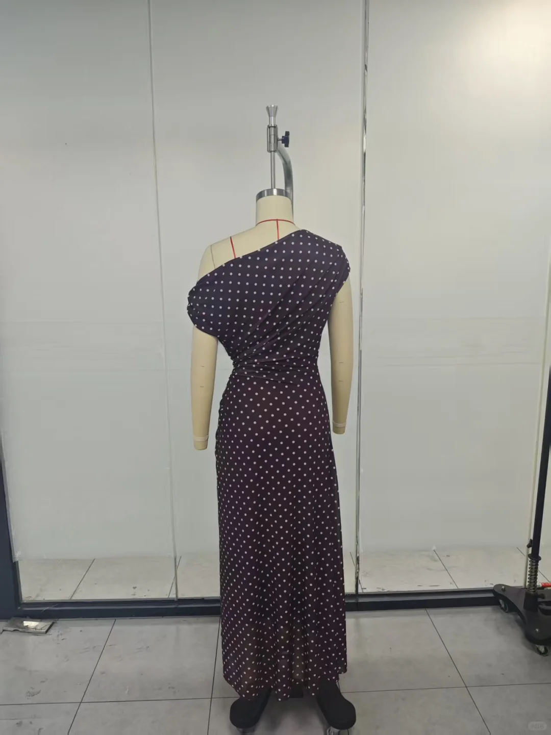 万物皆可打版——标码修身多褶位连衣裙