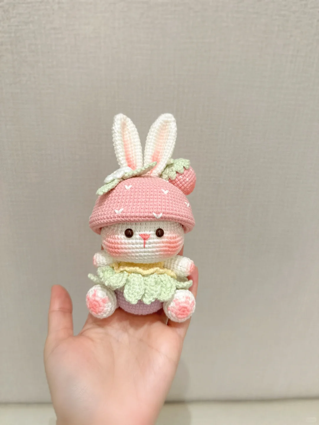 草莓兔钩织/附图解