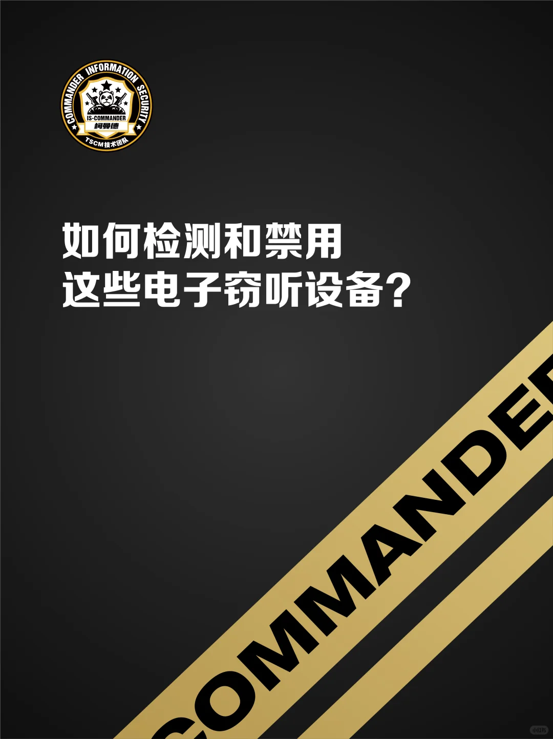 如何检测和禁用这些电子窃听设备？