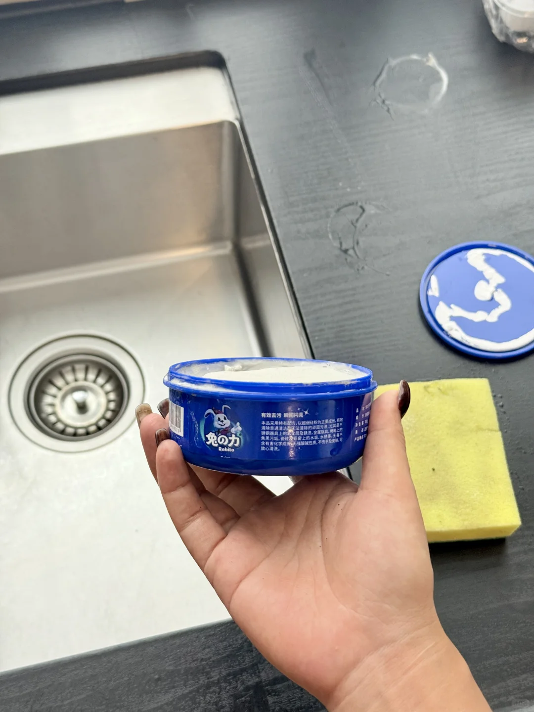 才8块❗️这玩意儿擦不锈钢真的巨牛