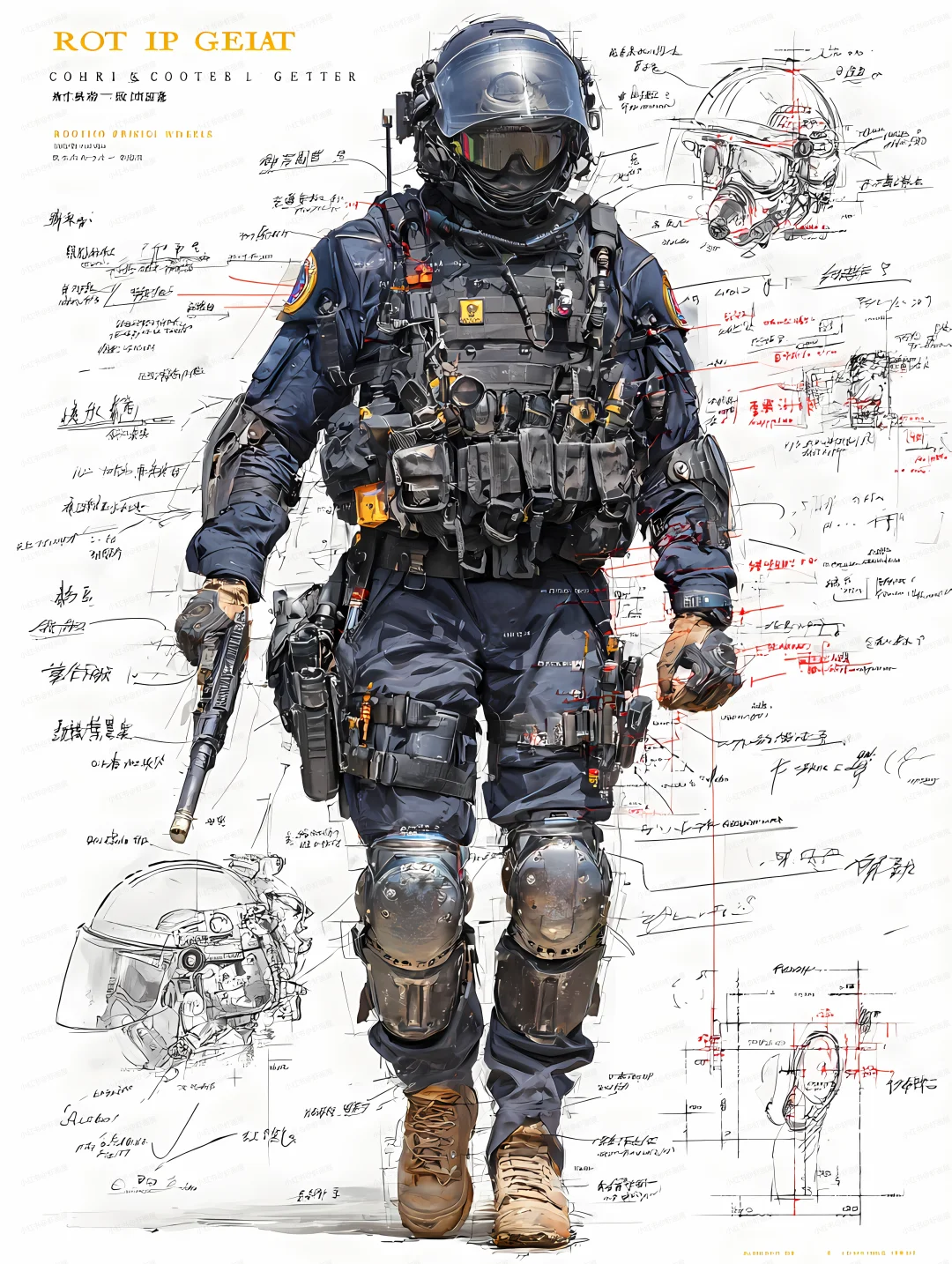 防爆警察|提示词分享