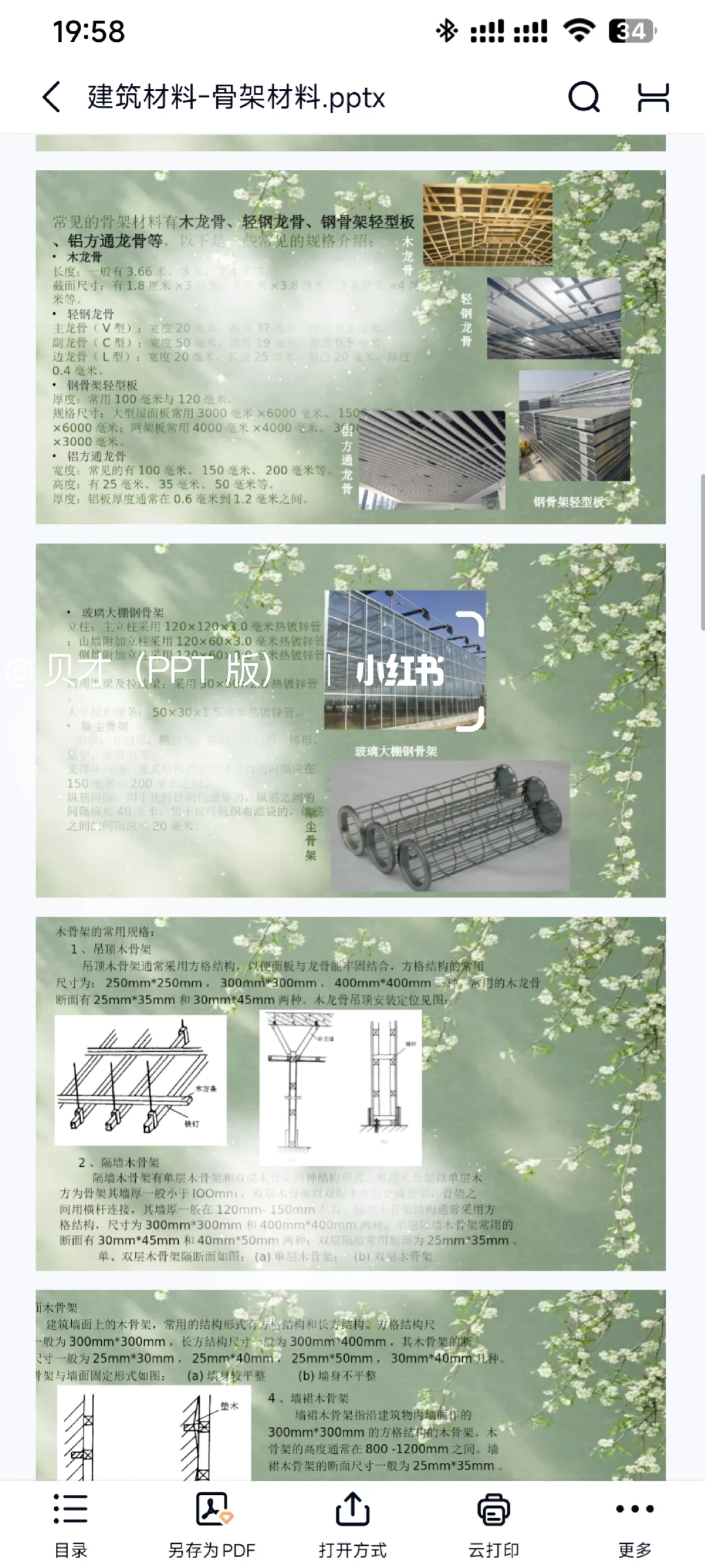 建筑材料骨架材料 PPT 分享