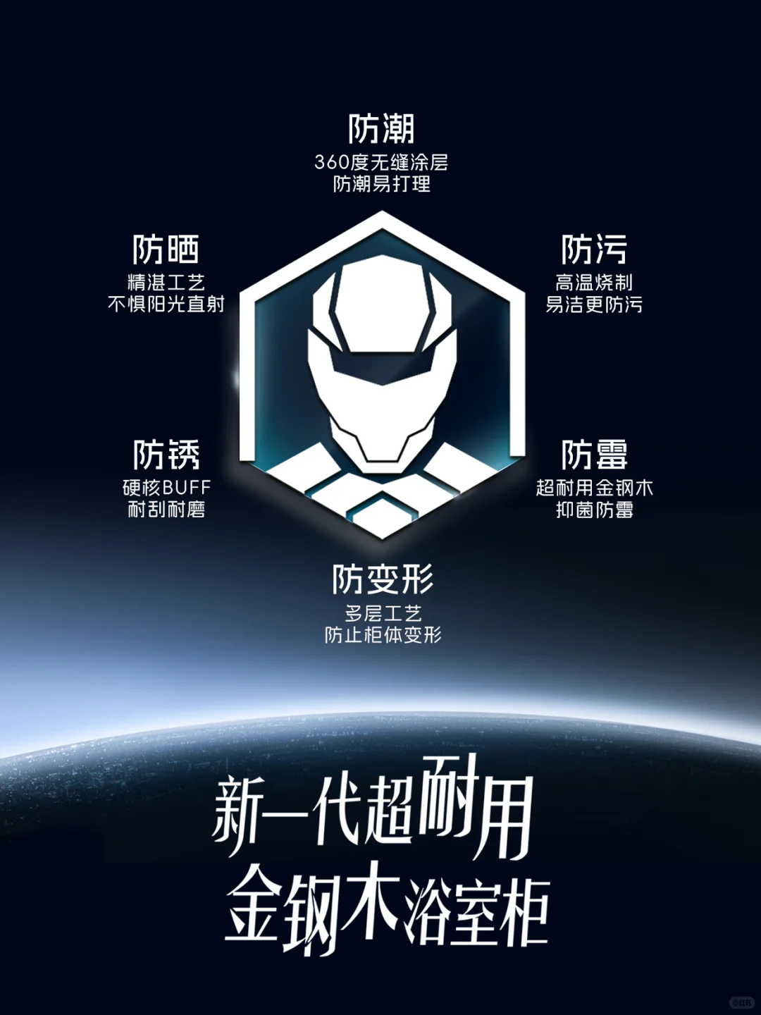 真正的防水防潮不发霉浴室柜！