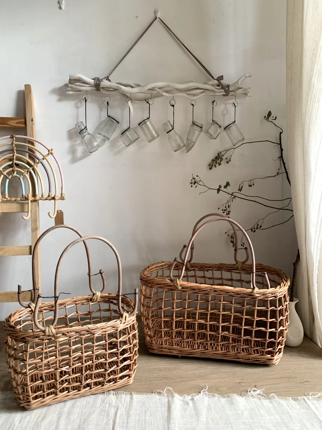 绝美咖啡色镂空大提篮！！新款哦～?