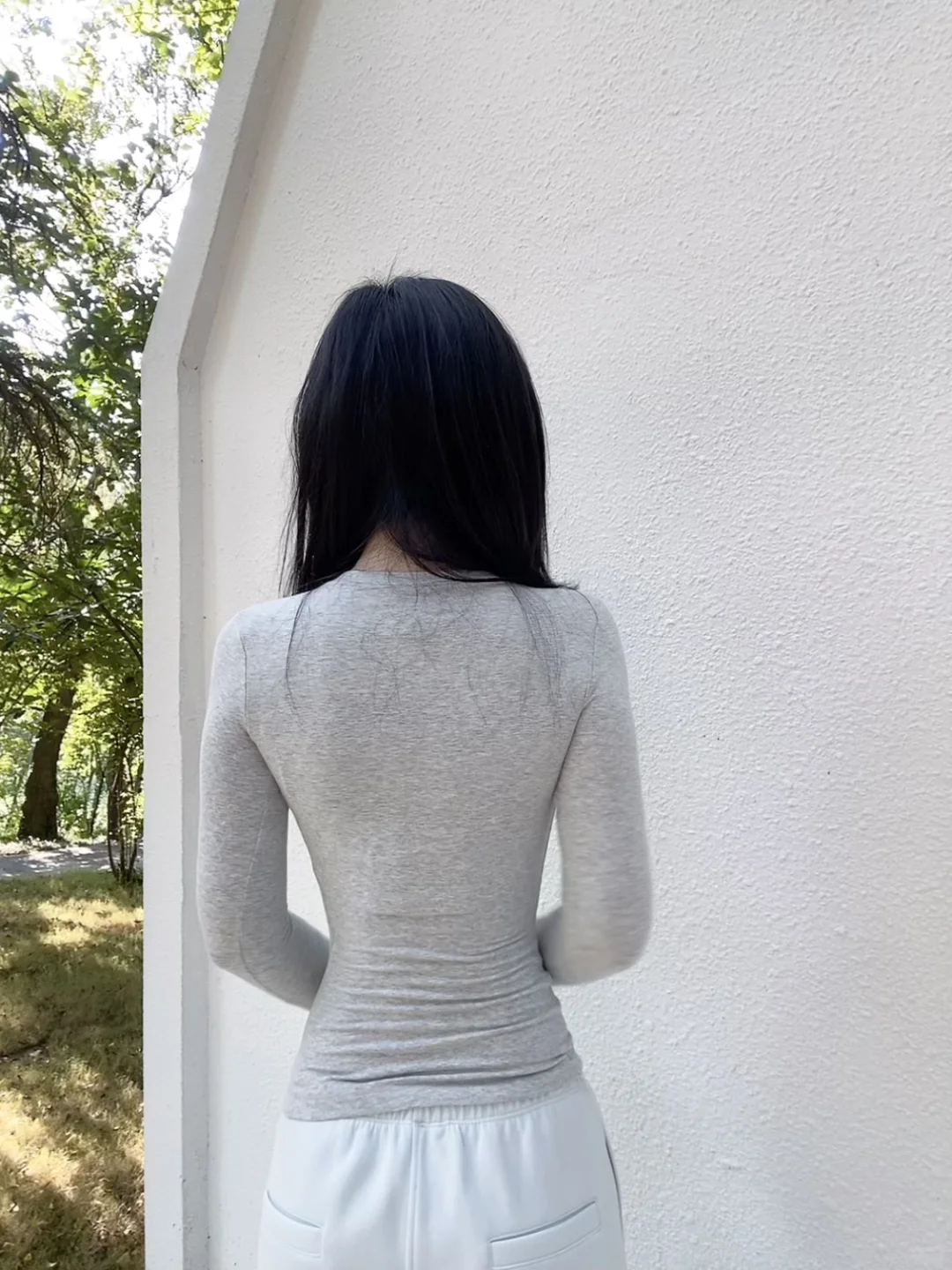 降温了！skim掐腰打底衫要穿的像个人啊！