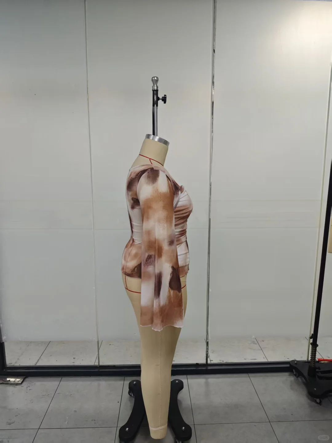 万物皆可打版——大码修身褶位上衣