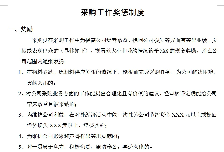 制作的采购部工作手册太好了，难怪都想要！