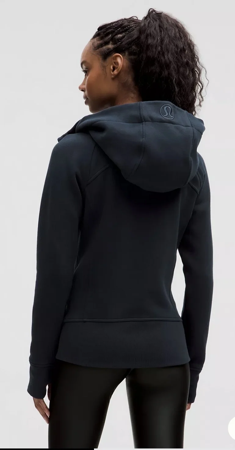 ??澳州➗全新Lululemon海军蓝金链修身12码