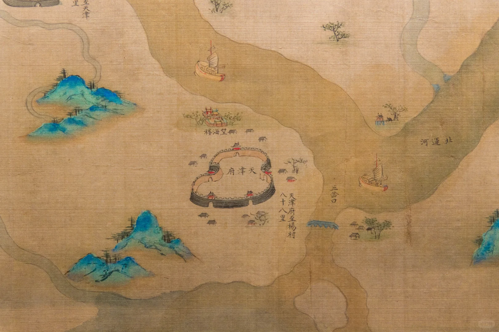 天津博物馆藏清乾隆漕运图卷