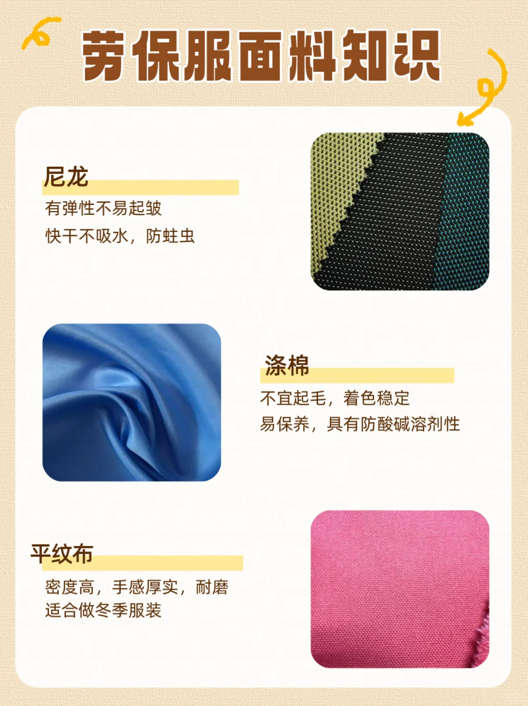 1分钟认识劳保服工装材质