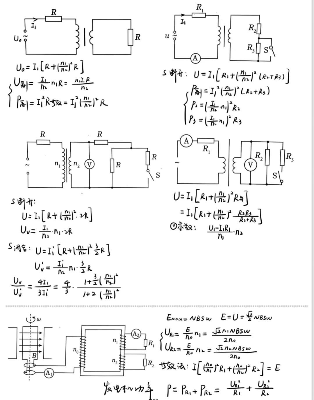 理想变压器知识点梳理